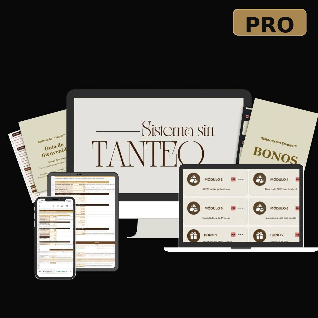 Kit-Sistema Sin Tanteo PRO 👑 - El metodo para que tus uñas facturen de verdad.
